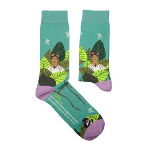 Curator Frida Kahlo Self Portrait Crew Socks